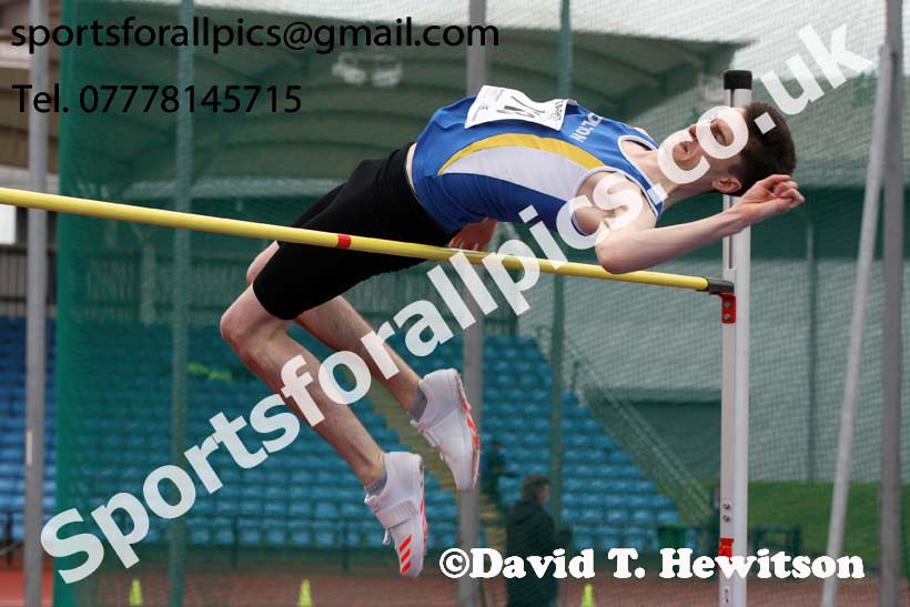 Senior mens high jump, Northern Senior and Under-20s Champs., SportsCity, Manchester. Photo: David T. Hewitson/Sports for All Pics